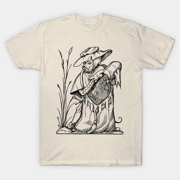 Grotesque #87 The Drolatic Dreams of Pantagruel (1565) T-Shirt by n23tees